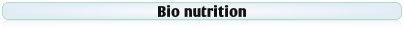 bionutrition
